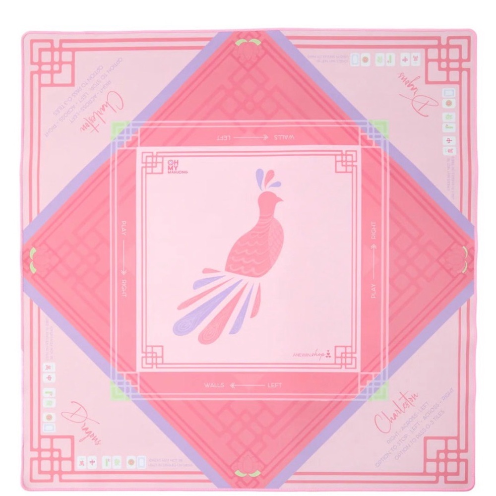 Oh My Mahjong- Bird Bam Mat - NWT - retired